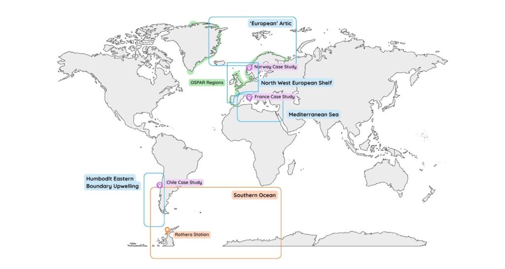 SAFESEA Regions Map